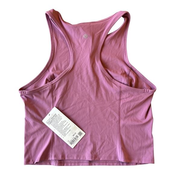 NWT Lululemon Nulux Racerback Cropped Running Tank, Lavendar, 12 - Picture 1 of 2